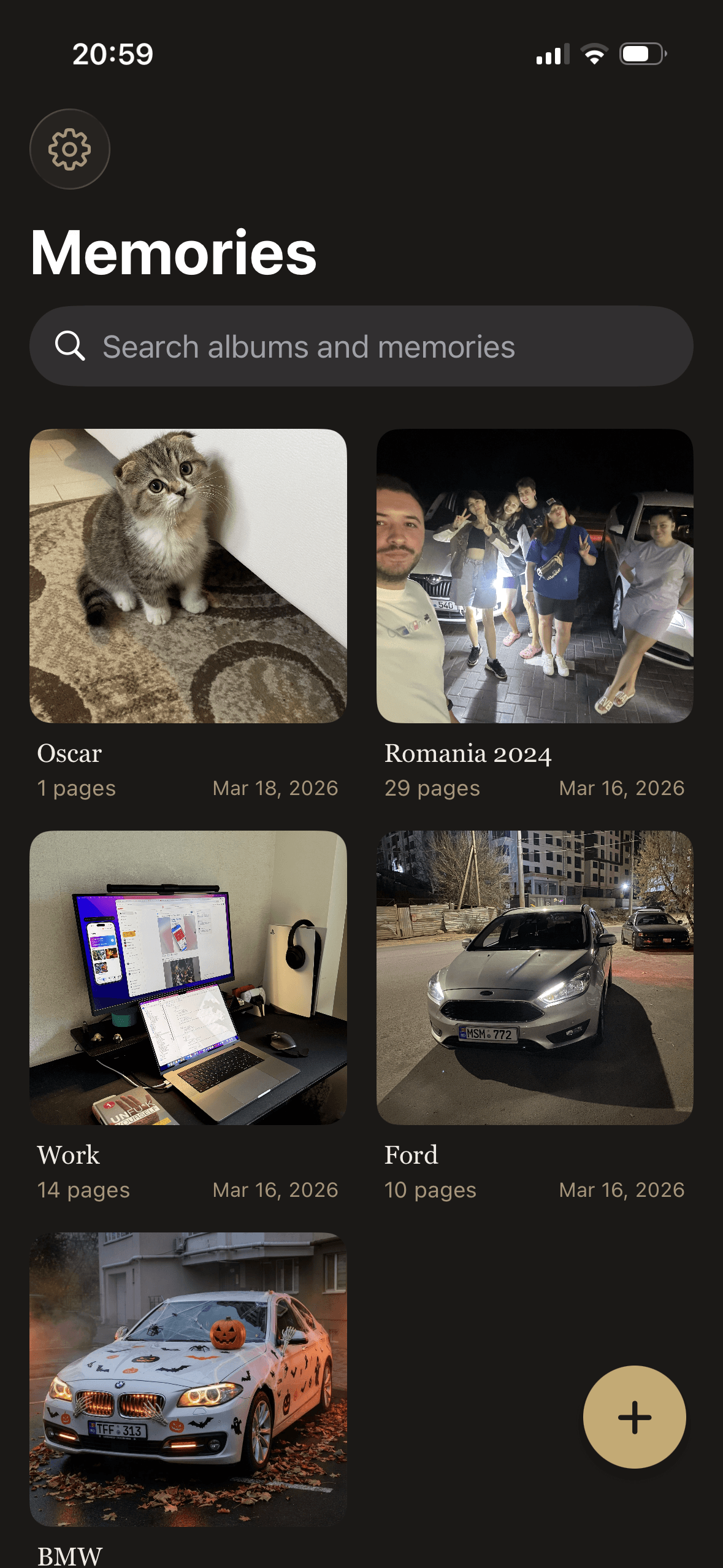 Memories screenshot